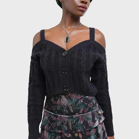 NWT Killstar CORAX Rara Mini Skirt — XL Raven Print Velvet Tiered Goth Skirt - Picture 3 of 6